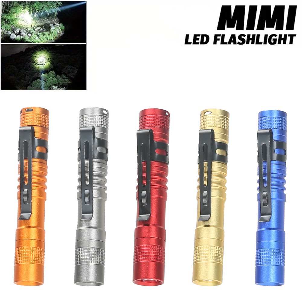 Outdoor Camping Accessories - Mini Taşınabilir LED Kalem Işık Klipsli