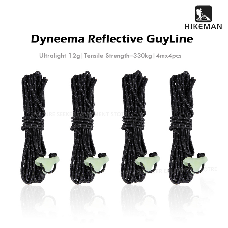 Outdoor Camping Guy - HIKEMAN 4 Adet Dyneema Guyline Ultralight