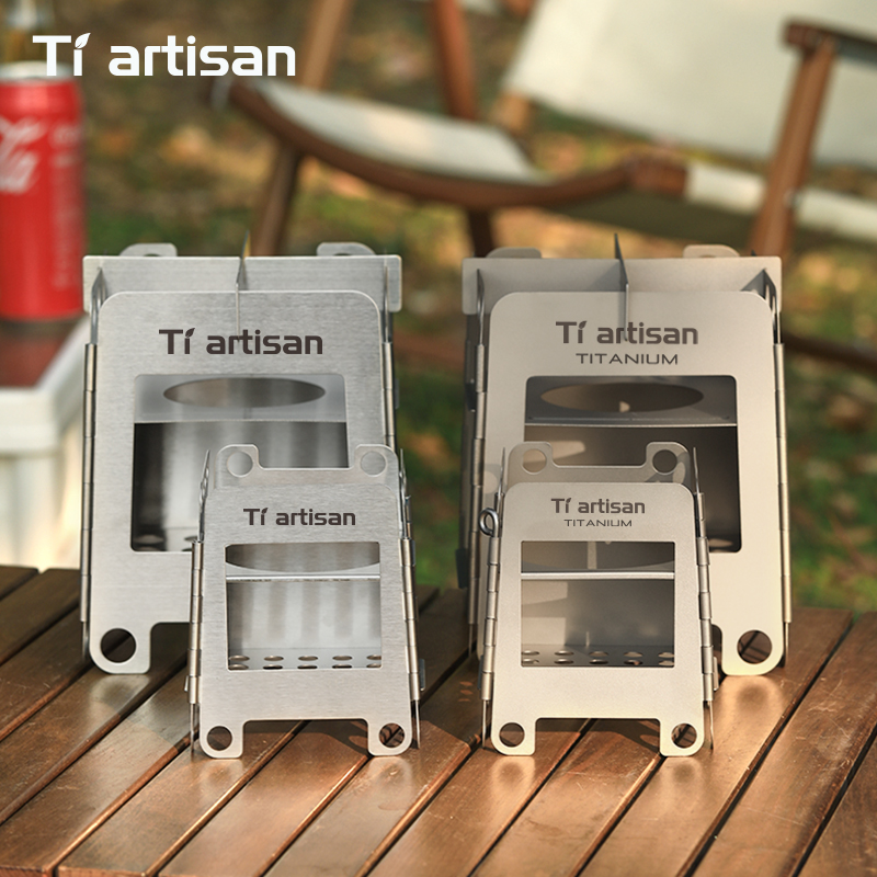 Outdoor Camping Stove Wood - Tiartisan Paslanmaz Çelik Kamp Sobası Mini