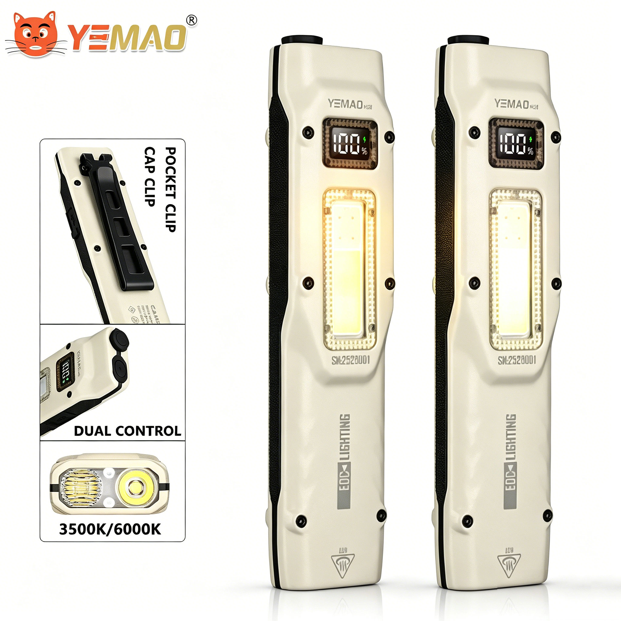 Outdoor Camping Accessories - Taşınabilir 880LM YEMAO M28 Ultra-ince Taktik