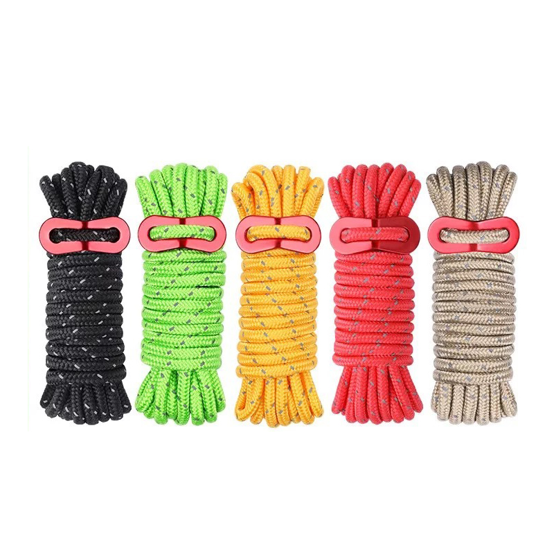 Outdoor Camping Guy - 4 m Yansıtıcı Guy Hatları Çadır