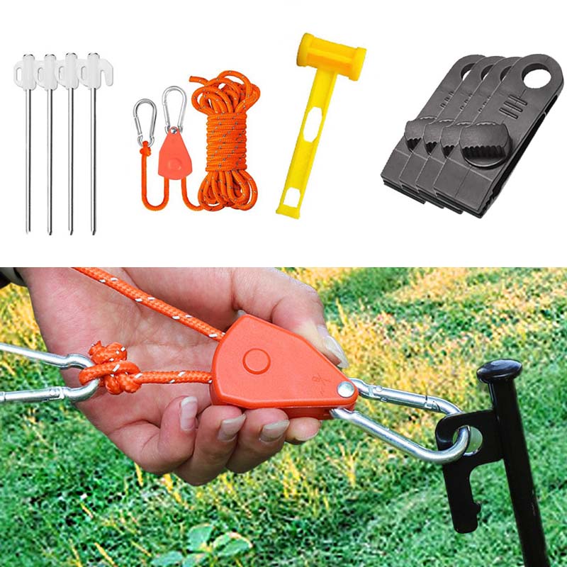 Outdoor Camping Guy - Kasnak Regülatörü Çadır Yüksek Yansıtıcı Rüzgar