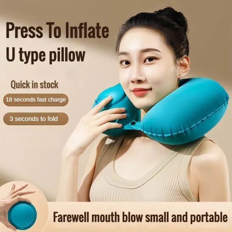 Camp Pillow Compressible - Araba Taşınabilir Boyun Koruma U-şekilli Sıkıştırma