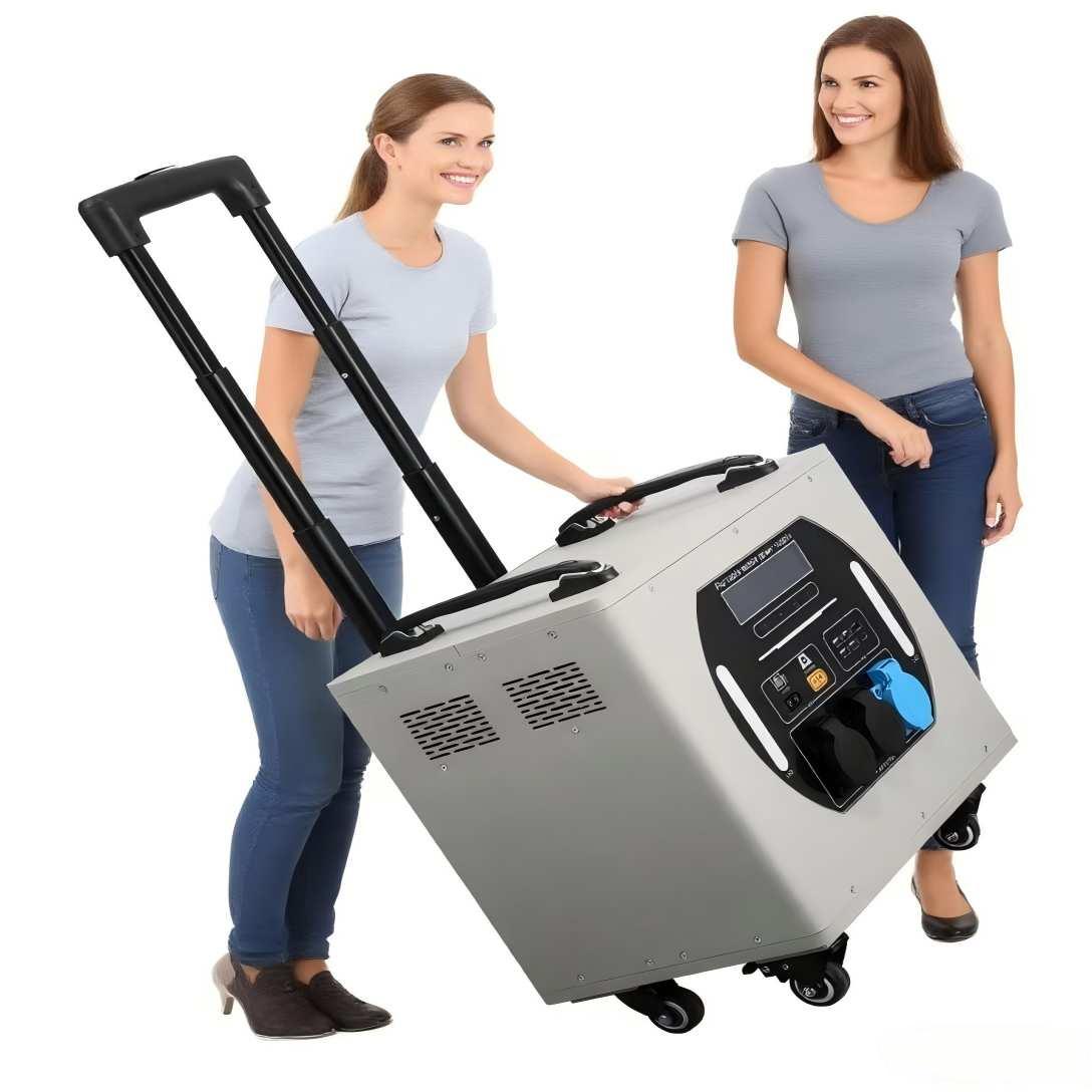 Portable Power Station - Açık Hava Taşınabilir Çekçekli Çantalı Çıkarılabilir