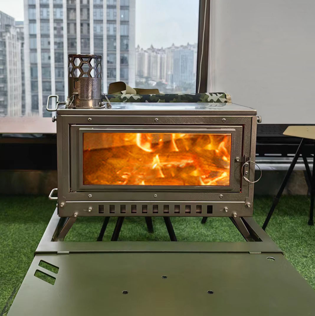 Outdoor Camping Stove Wood - Odun Sobası Çadır Sobası Katlanır Taşınabilir