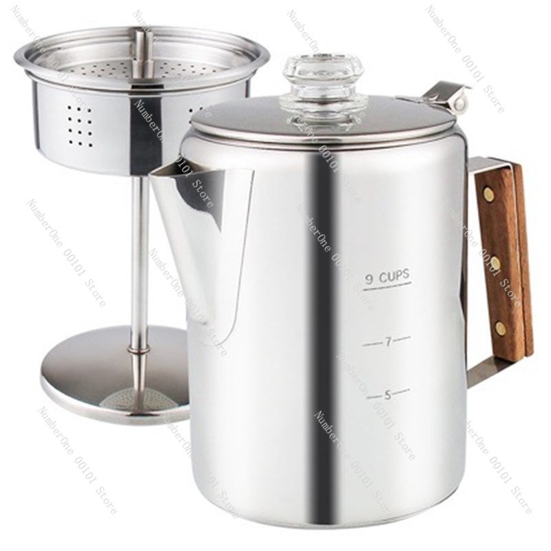 Camp Percolator Coffee - Kamp İçin Ocak Üstü Kahve Demliği,