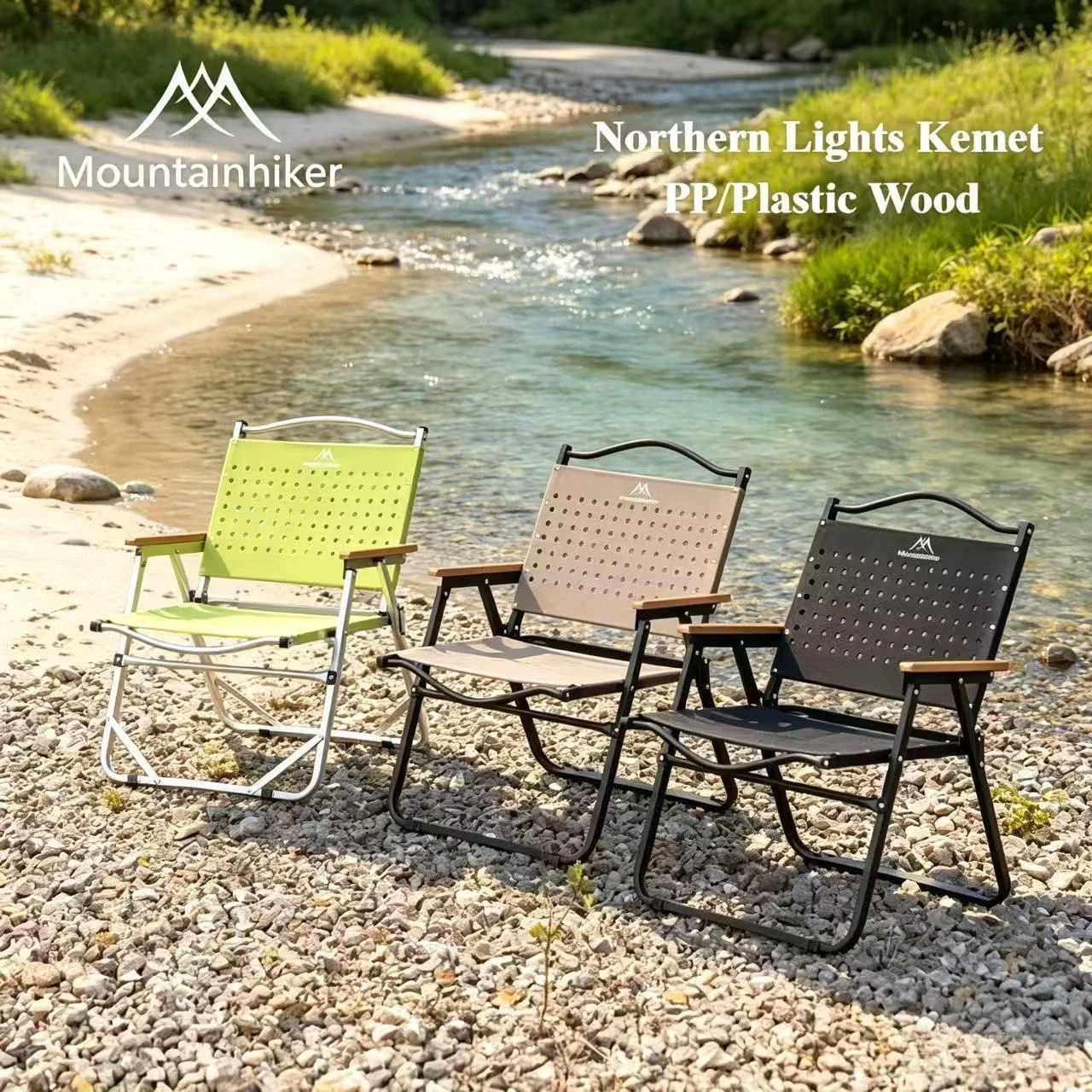 Outdoor Camping Table And Chairs - MOUNTAINHIKER Kamp Sandalyesi Taşınabilir Katlanır Kermit