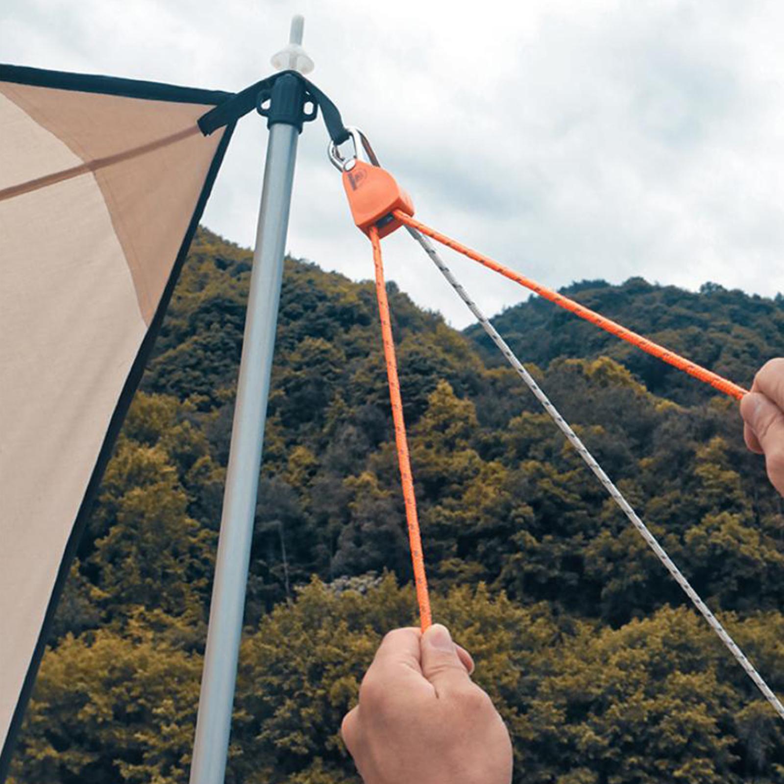 Outdoor Camping Guy - Ayarlanabilir Mandalı Halat Askısı Yansıtıcı Gergi