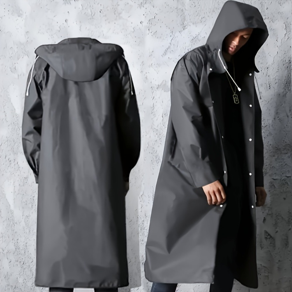 Camping Rain Poncho - Unisex yetişkin yağmur panço-su geçirmez kapşonlu