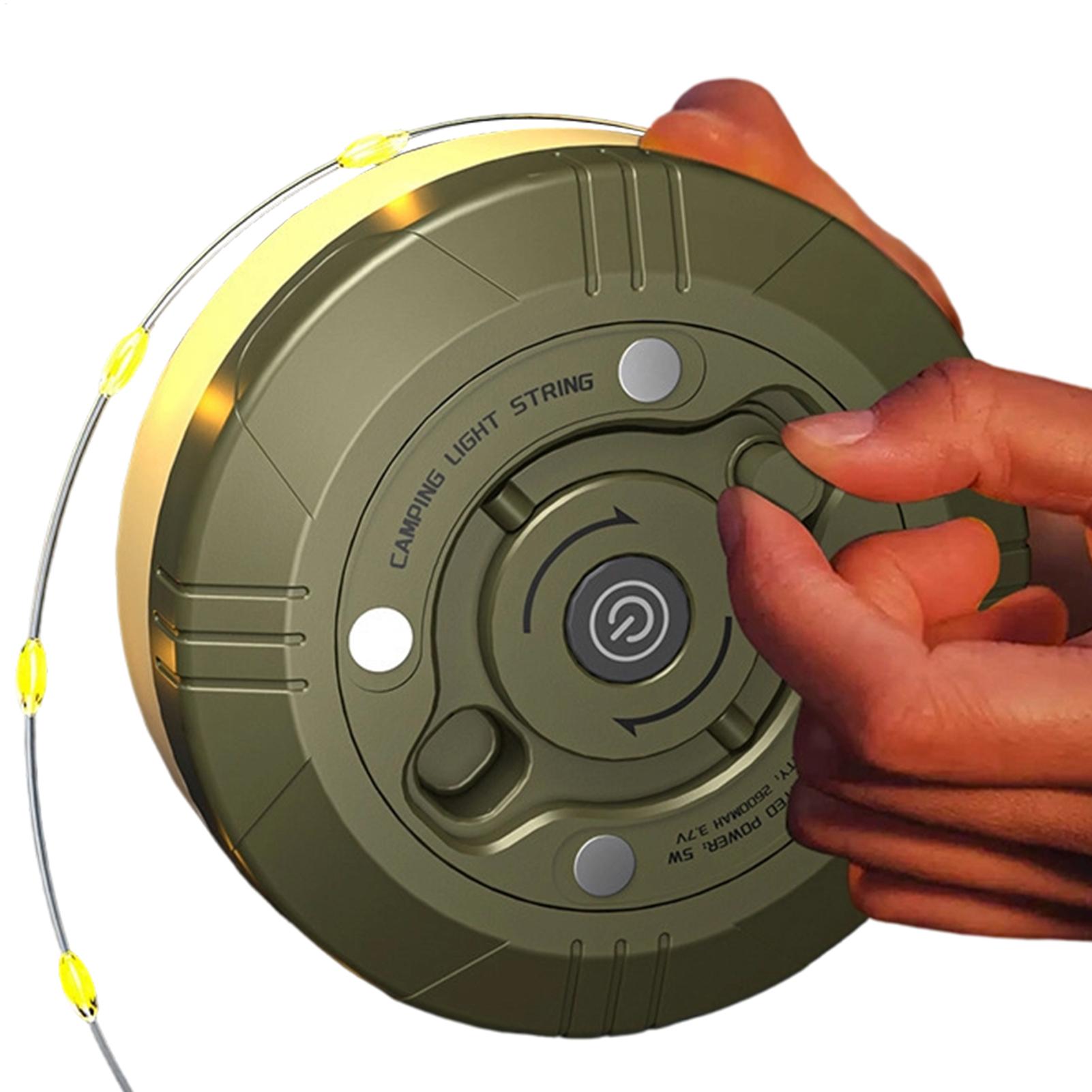 Outdoor Camping Lights String - Geri Çekilebilir Kamp Çadır Lambası 20m