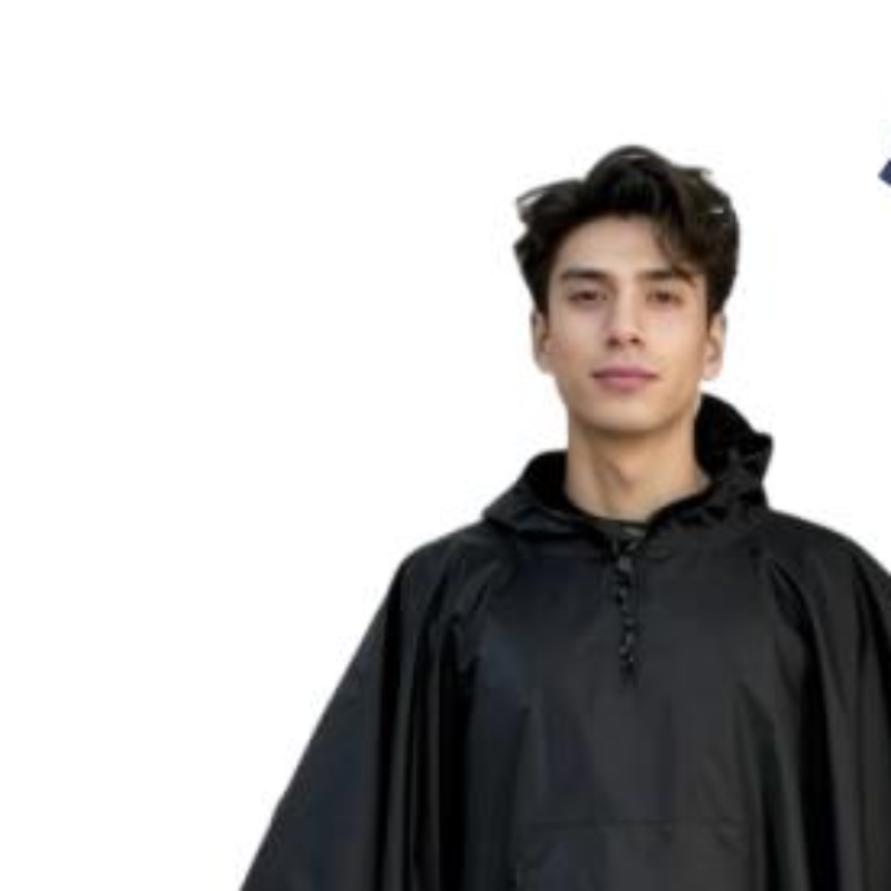 Camping Rain Poncho - Yağmurluk Seyahat Yağmurluğu Su Geçirmez Yağmur
