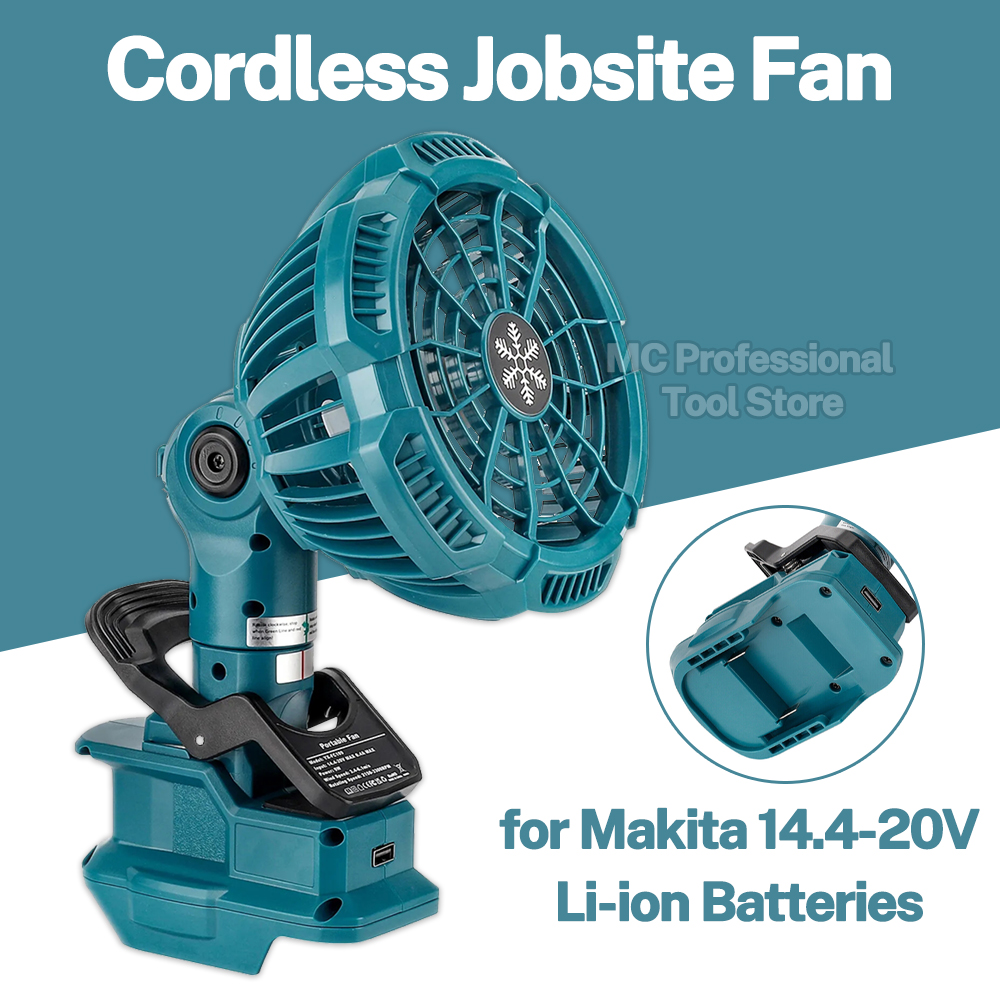 Outdoor Camping Jobs - Makita 18V lityum pil için Fan