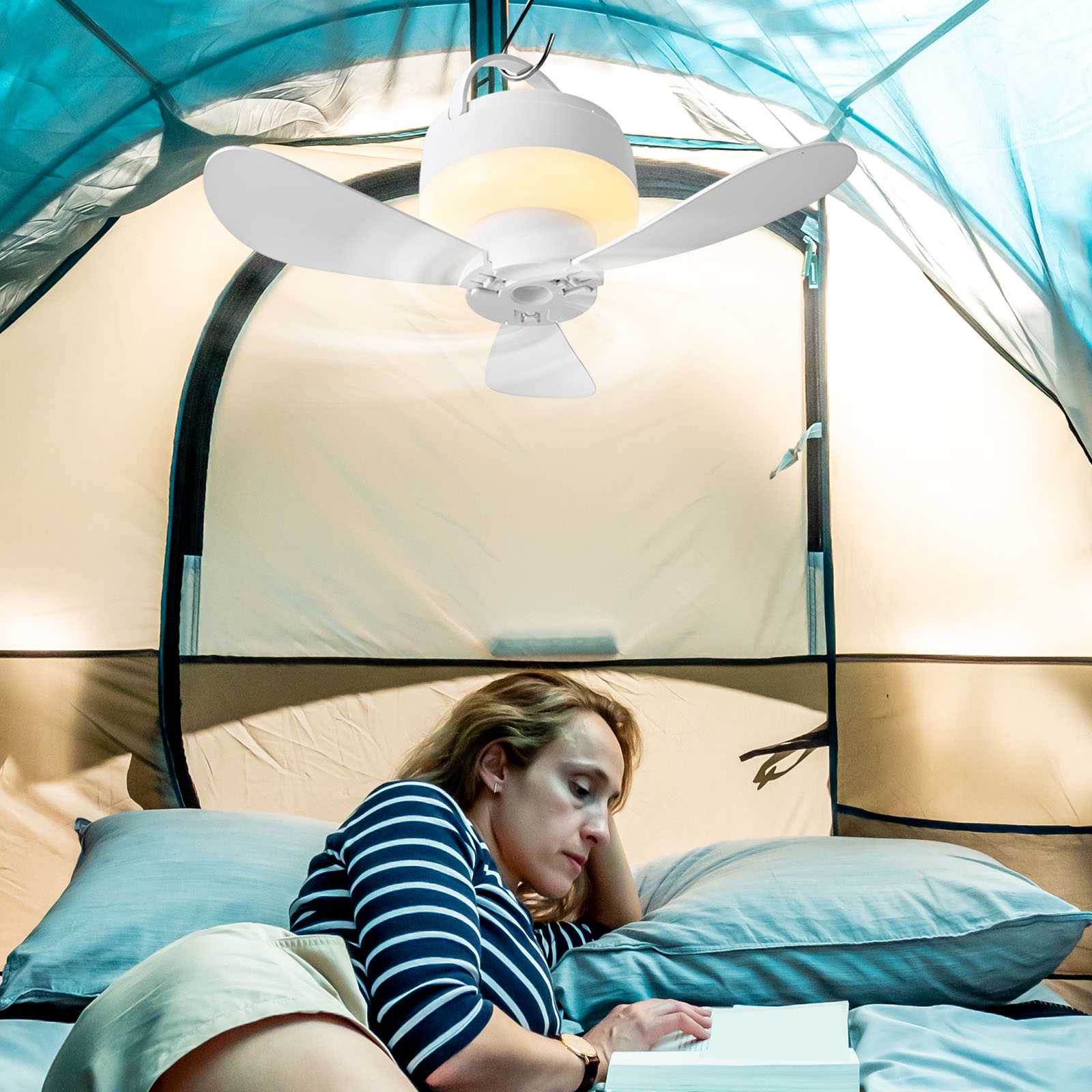 5.51 İnç USB Kamp Fanı 5 Hızlı - Outdoor Camping Canopy incelemesi ve fiyatı