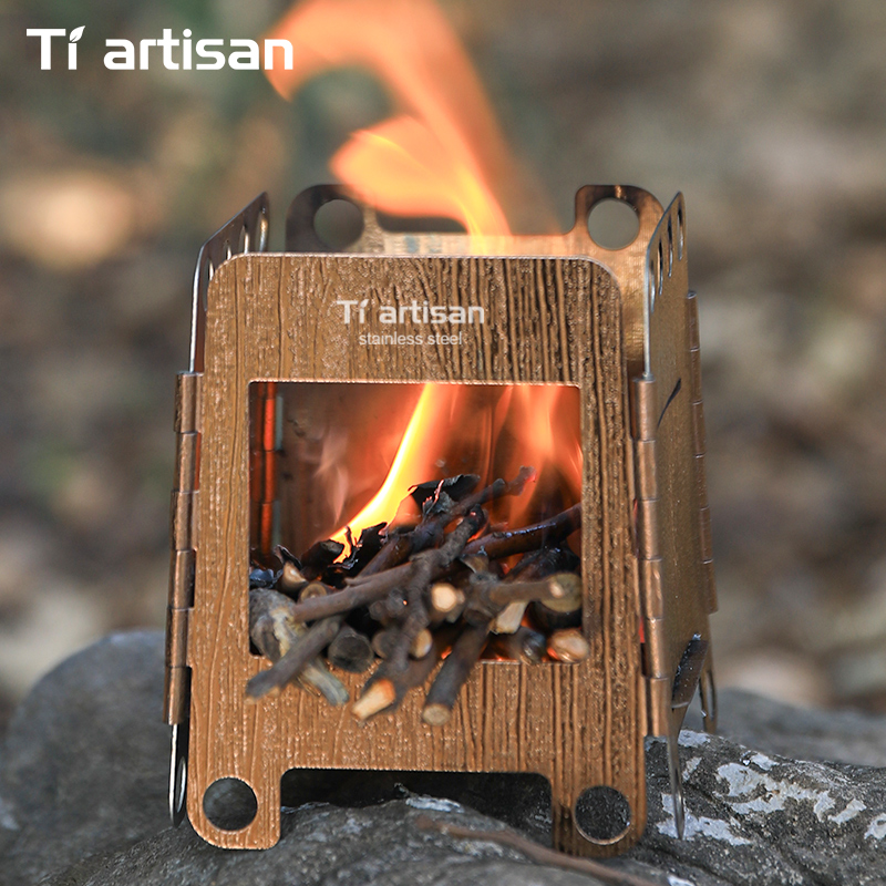 Tiartisan Paslanmaz Çelik Kamp - Outdoor Camping Stove Wood incelemesi ve fiyatı