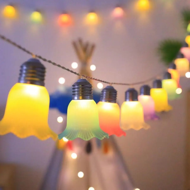 Çan Çiçeği LED Dize Işıklar Sı - Outdoor Camping Lights String incelemesi ve fiyatı