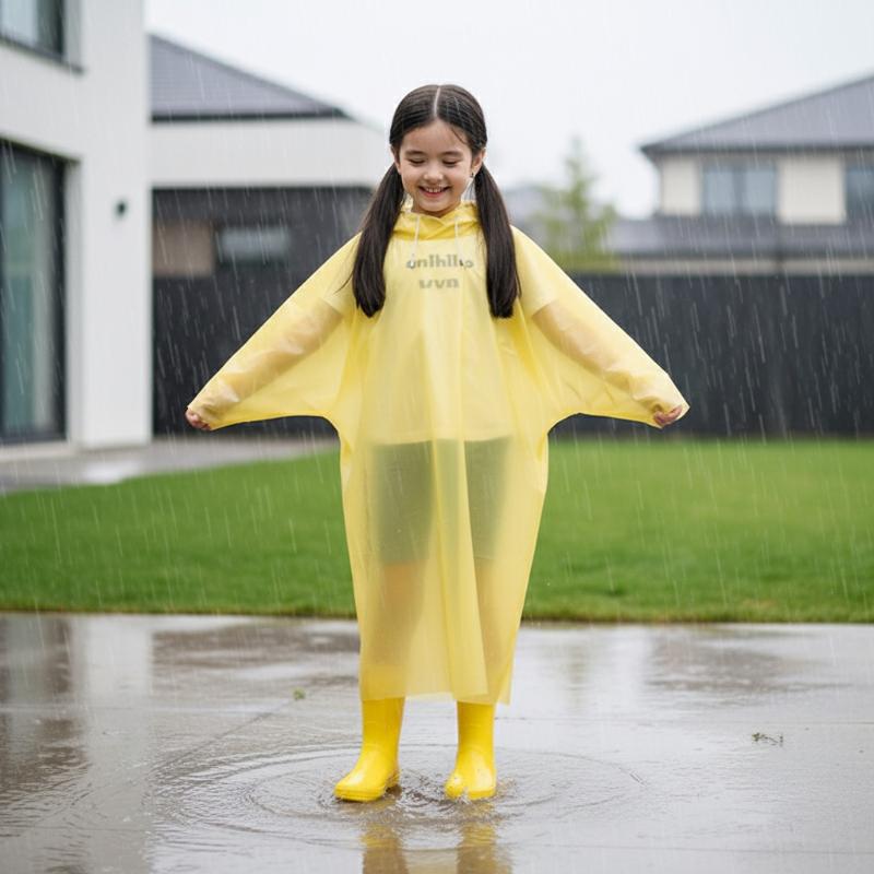 Çocuklar için Tek Kullanımlık  - Camping Rain Poncho incelemesi ve fiyatı