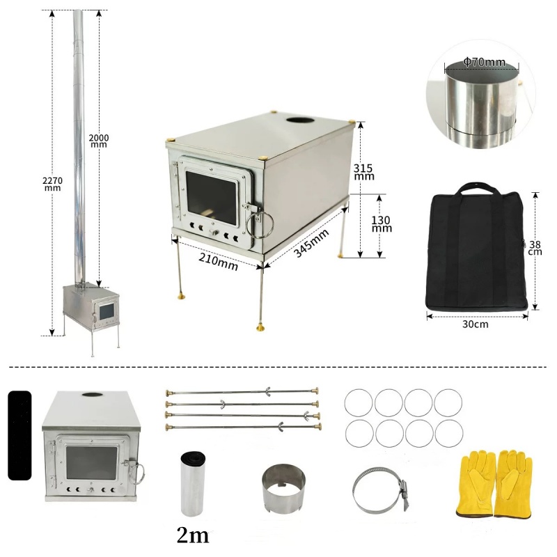 Katlanabilir çadır soba hafif  - Outdoor Camping Stove Wood incelemesi ve fiyatı