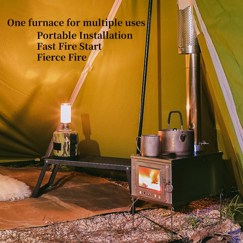 Katlanabilir çadır soba hafif  - Outdoor Camping Stove Wood incelemesi ve fiyatı