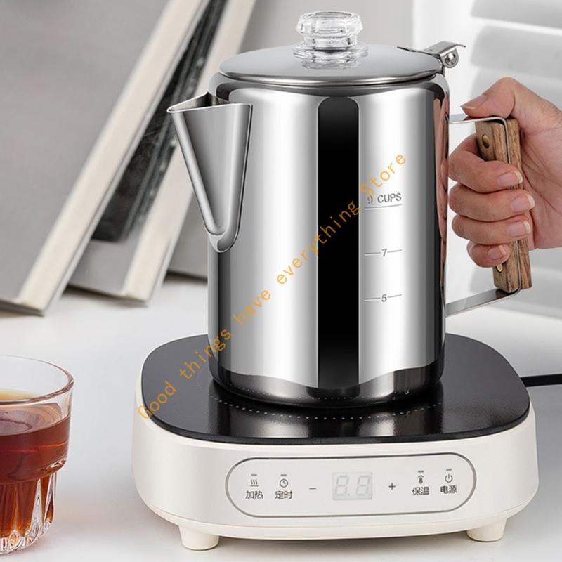 Sağlam Paslanmaz Çelik Kamp Ka - Camp Percolator Coffee incelemesi ve fiyatı