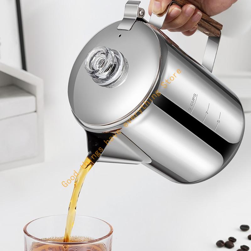 Sağlam Paslanmaz Çelik Kamp Ka - Camp Percolator Coffee incelemesi ve fiyatı