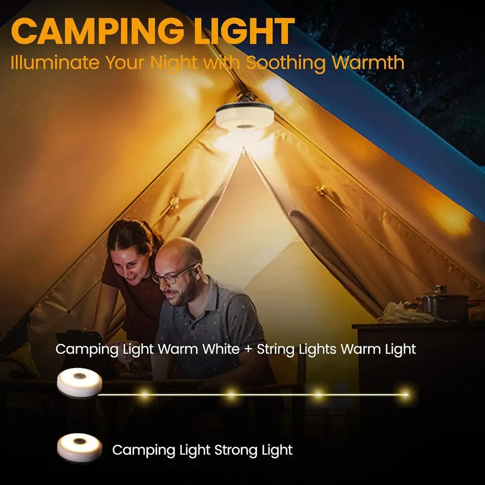 Çadırlar, Tenteler ve Açık Hav - Outdoor Camping Lights String incelemesi ve fiyatı