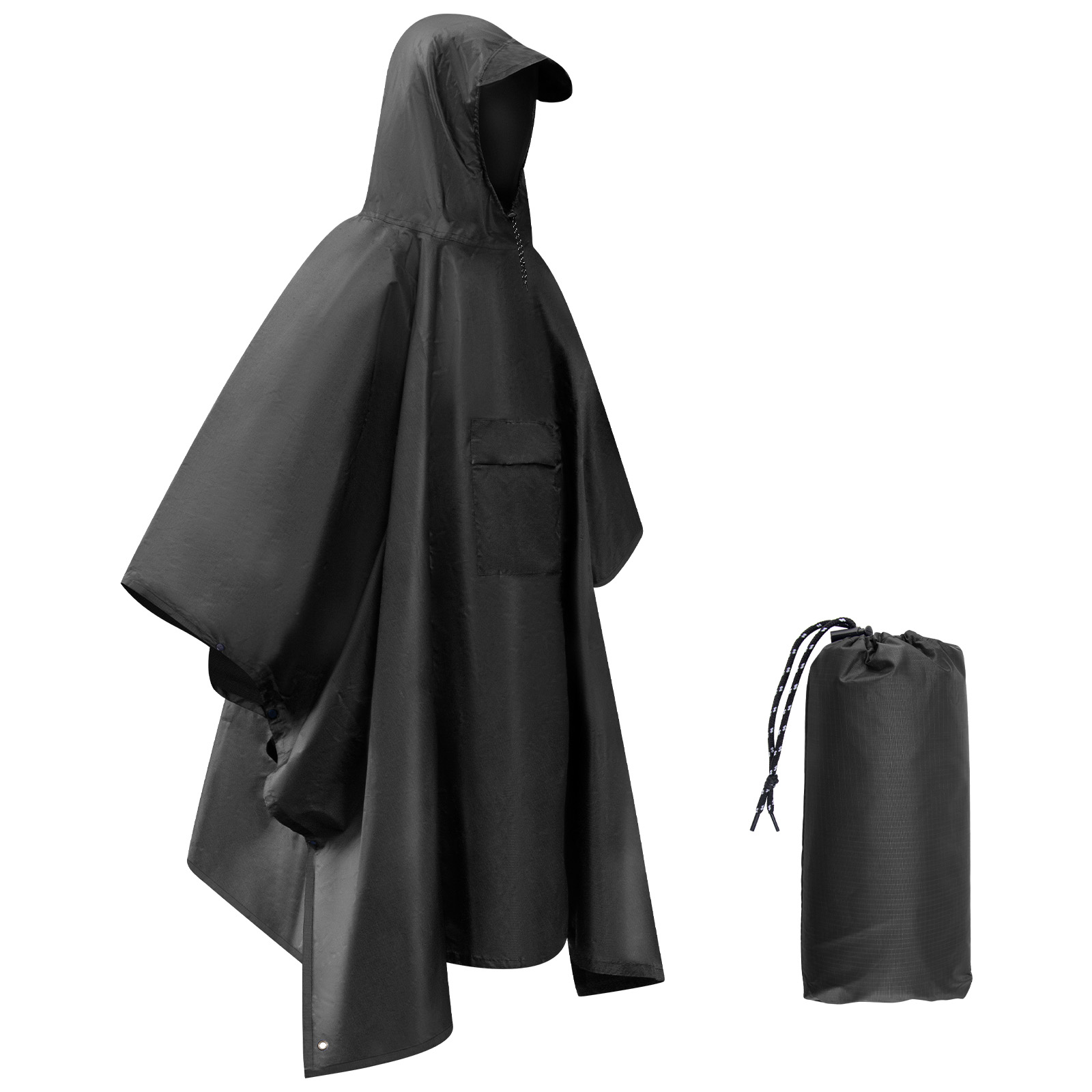 Yetişkin Yağmur Panço Hafif Su - Camping Rain Poncho incelemesi ve fiyatı