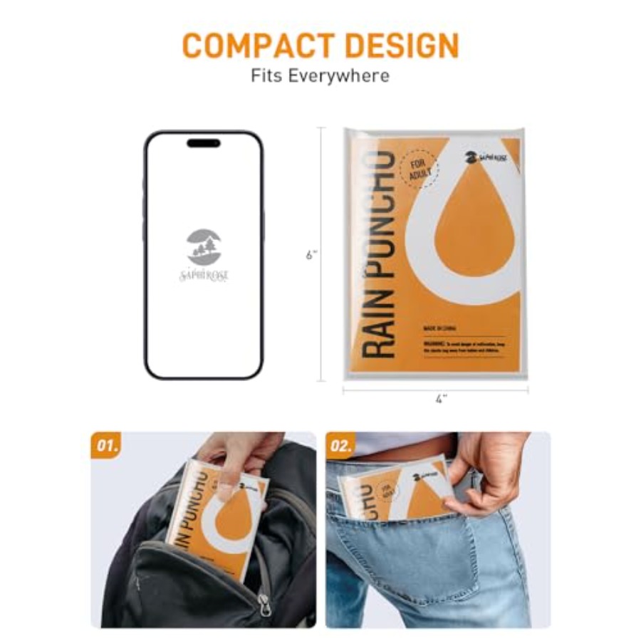 Yetişkinler için Tek Kullanıml - Camping Rain Poncho incelemesi ve fiyatı