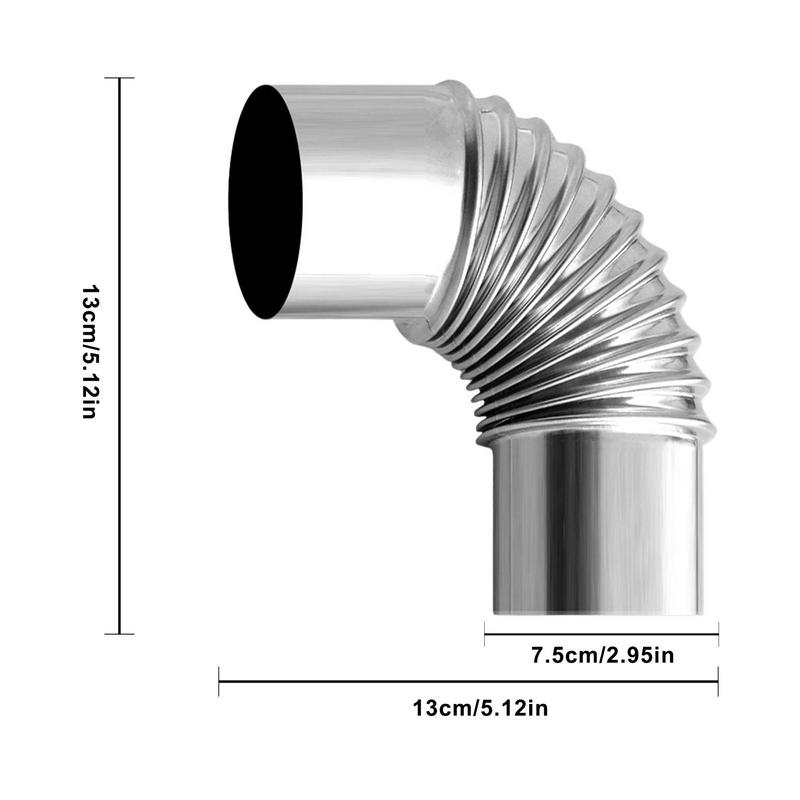 60/75mm Paslanmaz Çelik 90 Der - Outdoor Camping Stove Wood incelemesi ve fiyatı