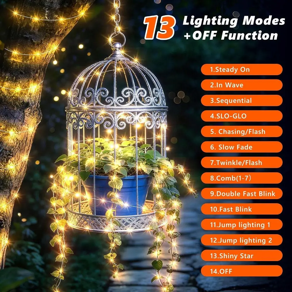Kamp Işık Zinciri, 66ft 200LED - Outdoor Camping Lights String incelemesi ve fiyatı