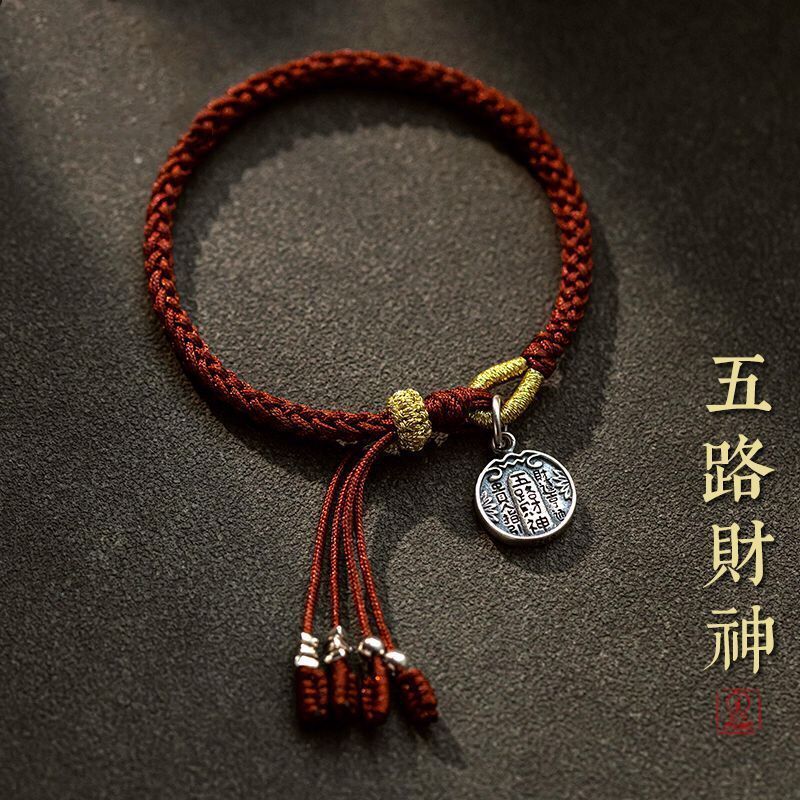 2024 yeni S925 gümüş beş yönlü - Paracord Bracelet incelemesi ve fiyatı