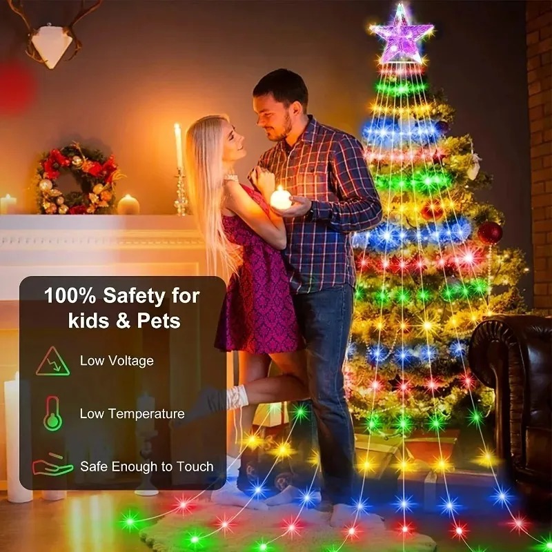 USB Güçlü Yıldız Şelale LED Iş - Outdoor Camping Lights String incelemesi ve fiyatı