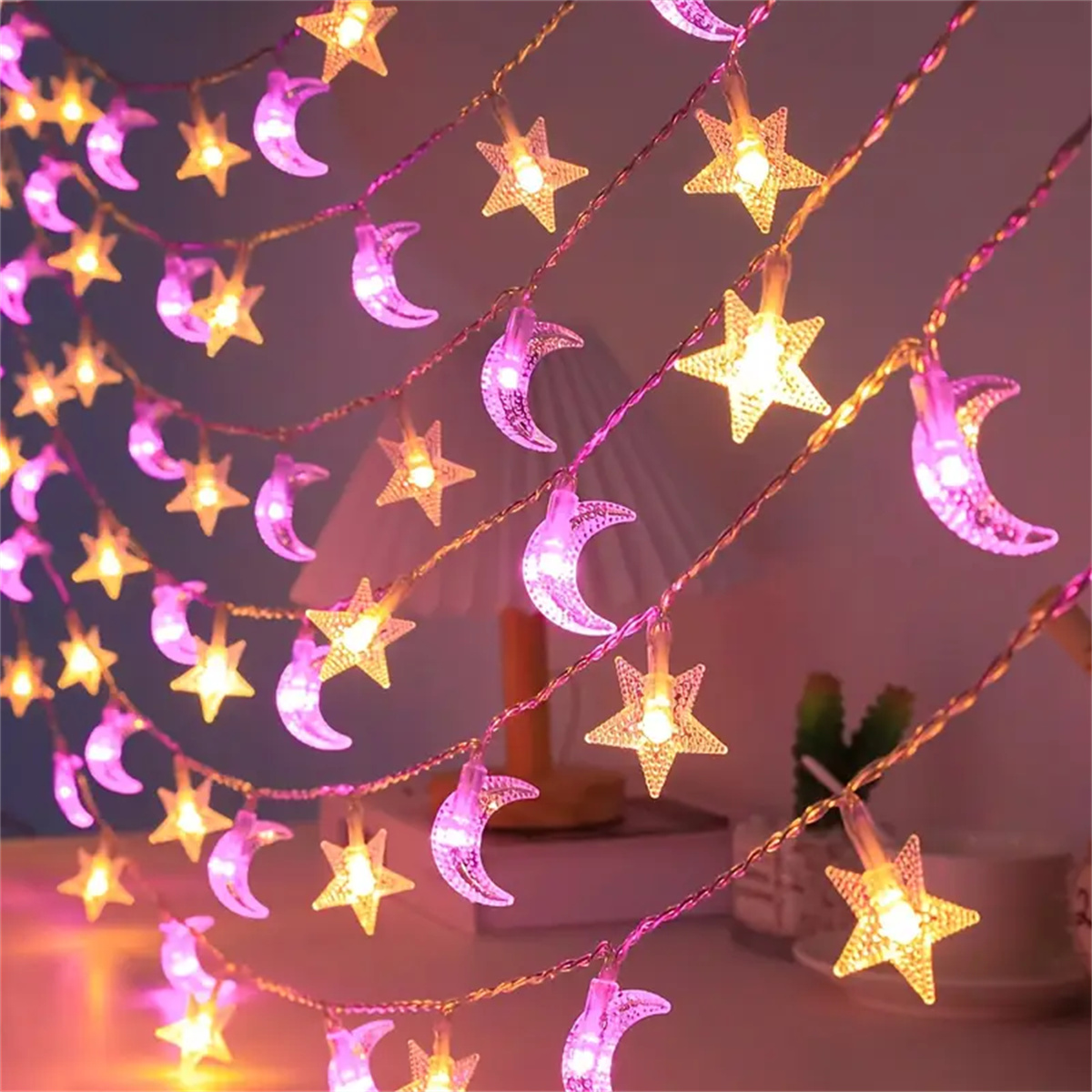 1.5 M/3 M LED Yıldız Ay Renkli - Outdoor Camping Lights String incelemesi ve fiyatı