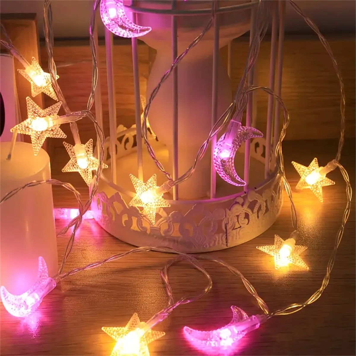 1.5 M/3 M LED Yıldız Ay Renkli - Outdoor Camping Lights String incelemesi ve fiyatı