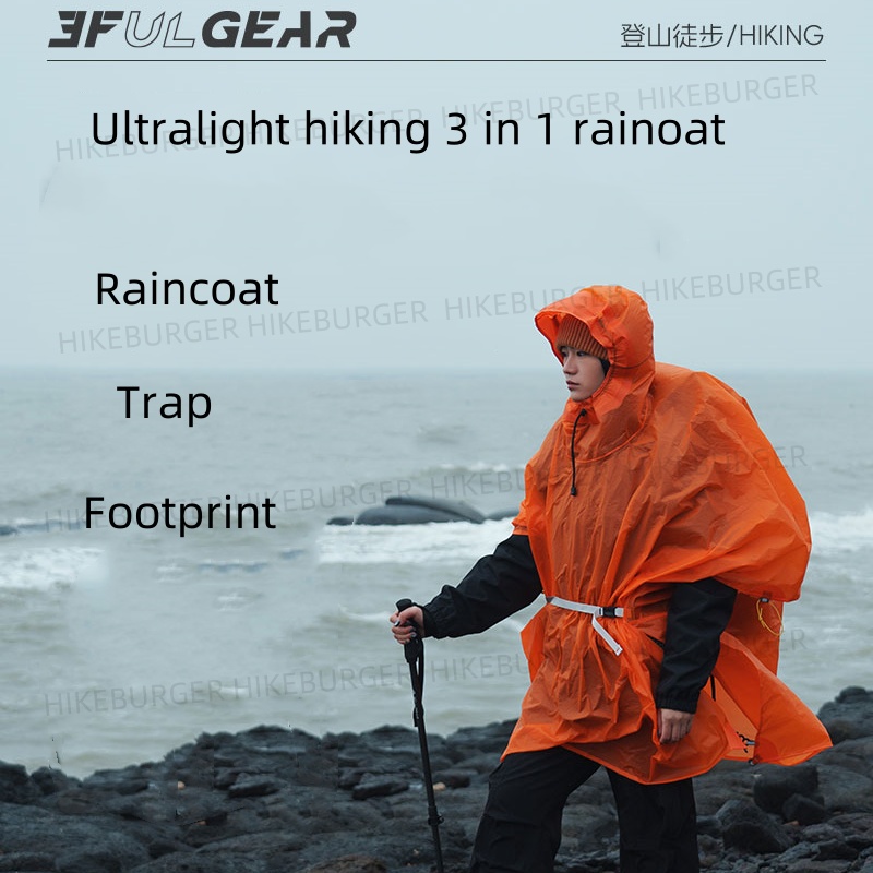 3F UL GEAR 3 In1 Yağmur Panço  - Camping Rain Poncho incelemesi ve fiyatı