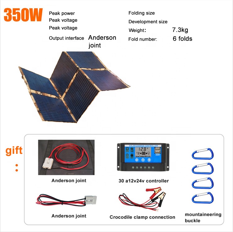 350W Esnek Monokristal Güneş P - Portable Power Station incelemesi ve fiyatı
