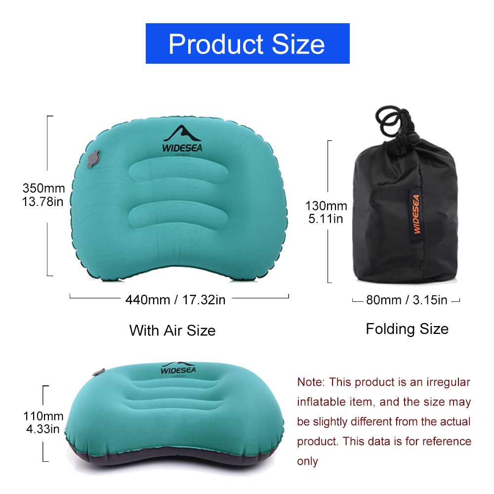 Geniş ve taşınabilir şişme yas - Camp Pillow Compressible incelemesi ve fiyatı