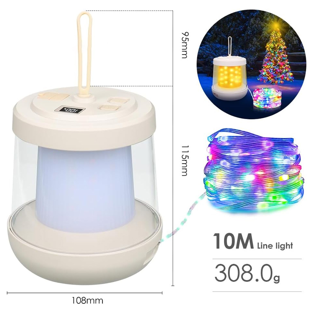 2'si 1 arada Kamp Feneri ve Iş - Outdoor Camping Lights String incelemesi ve fiyatı