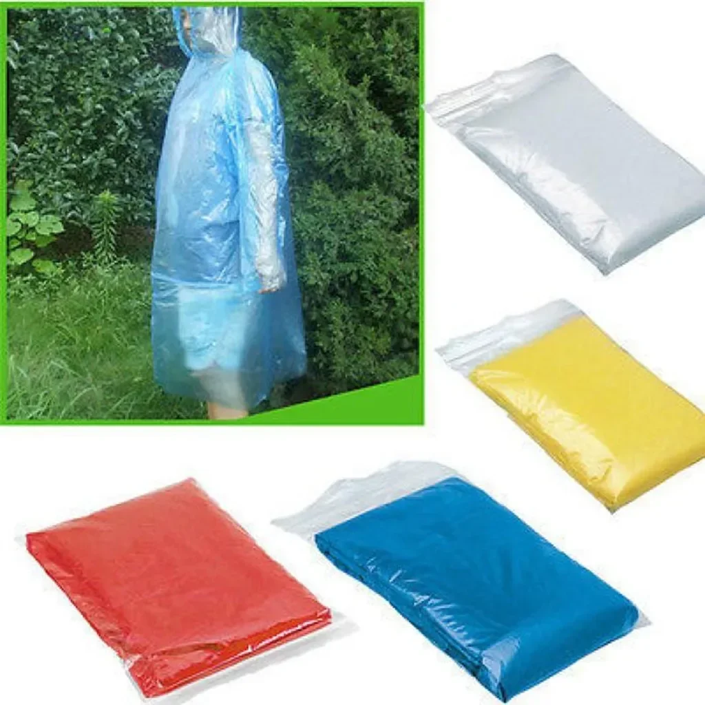 5/10 adet tek kullanımlık yağm - Camping Rain Poncho incelemesi ve fiyatı