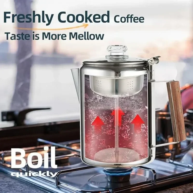 Paslanmaz Çelik Kahve Demliği  - Camp Percolator Coffee incelemesi ve fiyatı