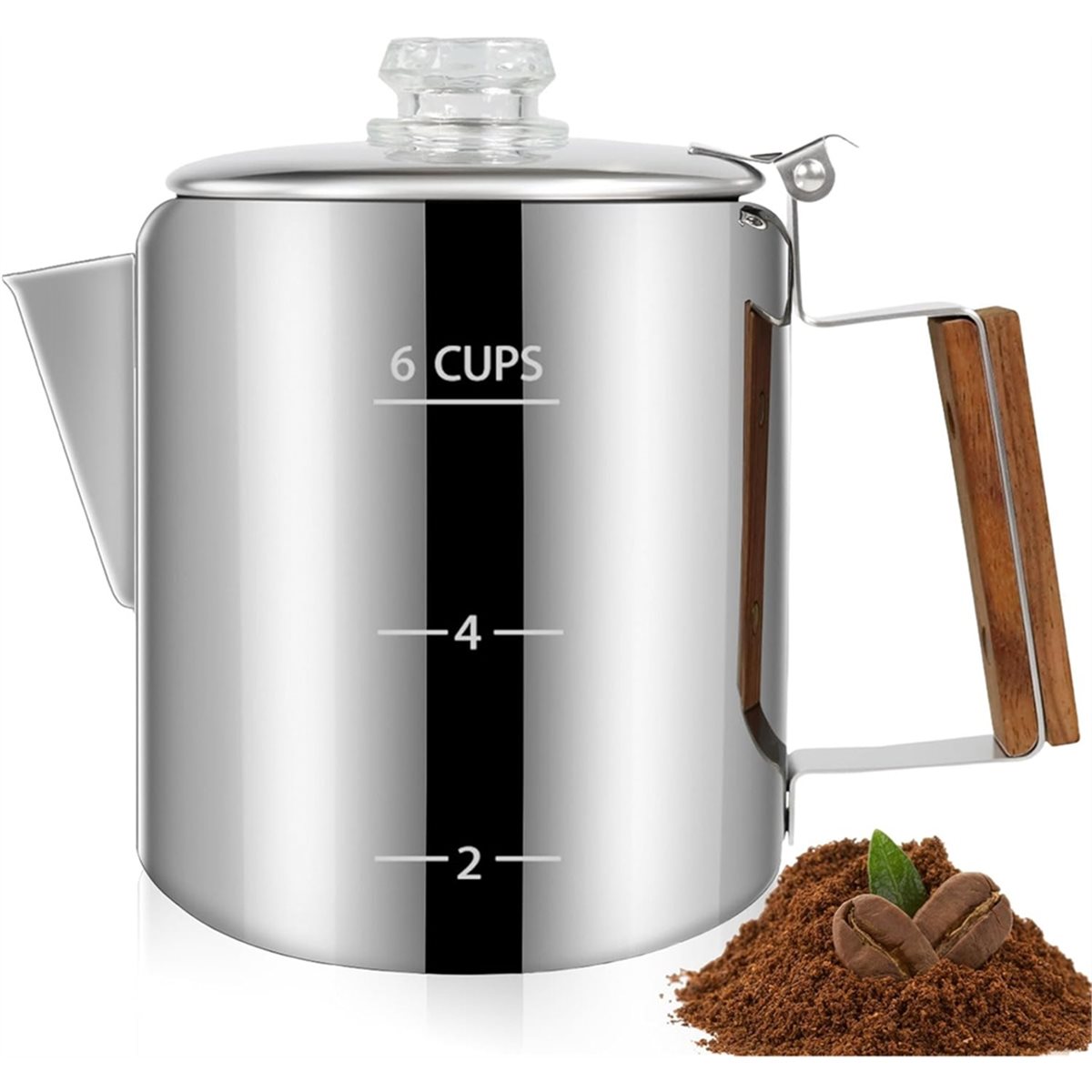 6 Fincan Perkolatör 304 Paslan - Camp Percolator Coffee incelemesi ve fiyatı