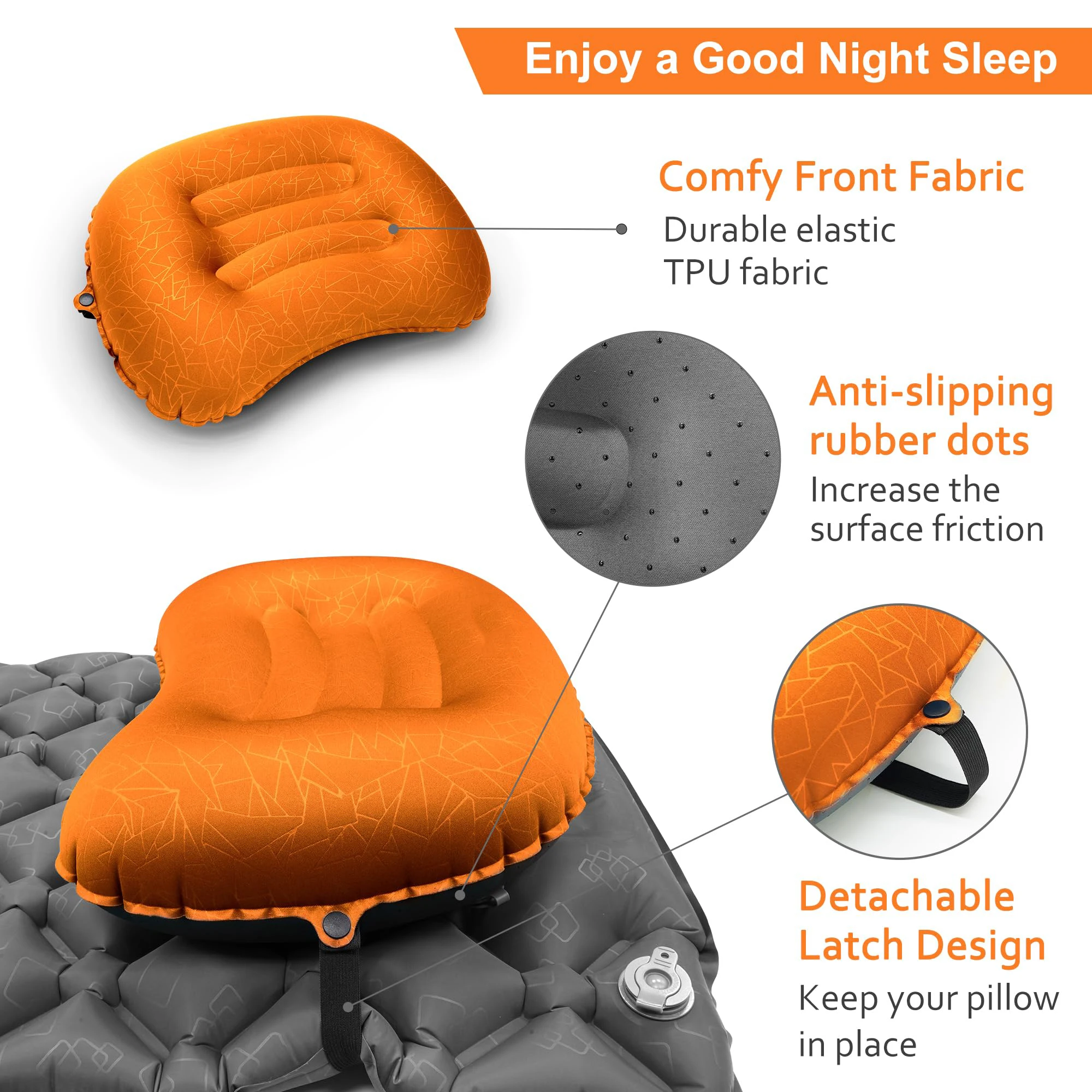 1 adet ultra hafif şişirilebil - Camp Pillow Compressible incelemesi ve fiyatı