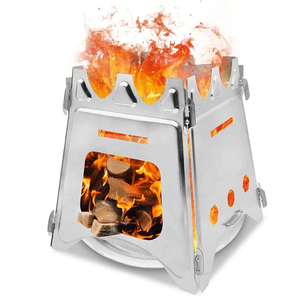 Taşınabilir kamp ahşap soba pa - Outdoor Camping Stove Wood incelemesi ve fiyatı