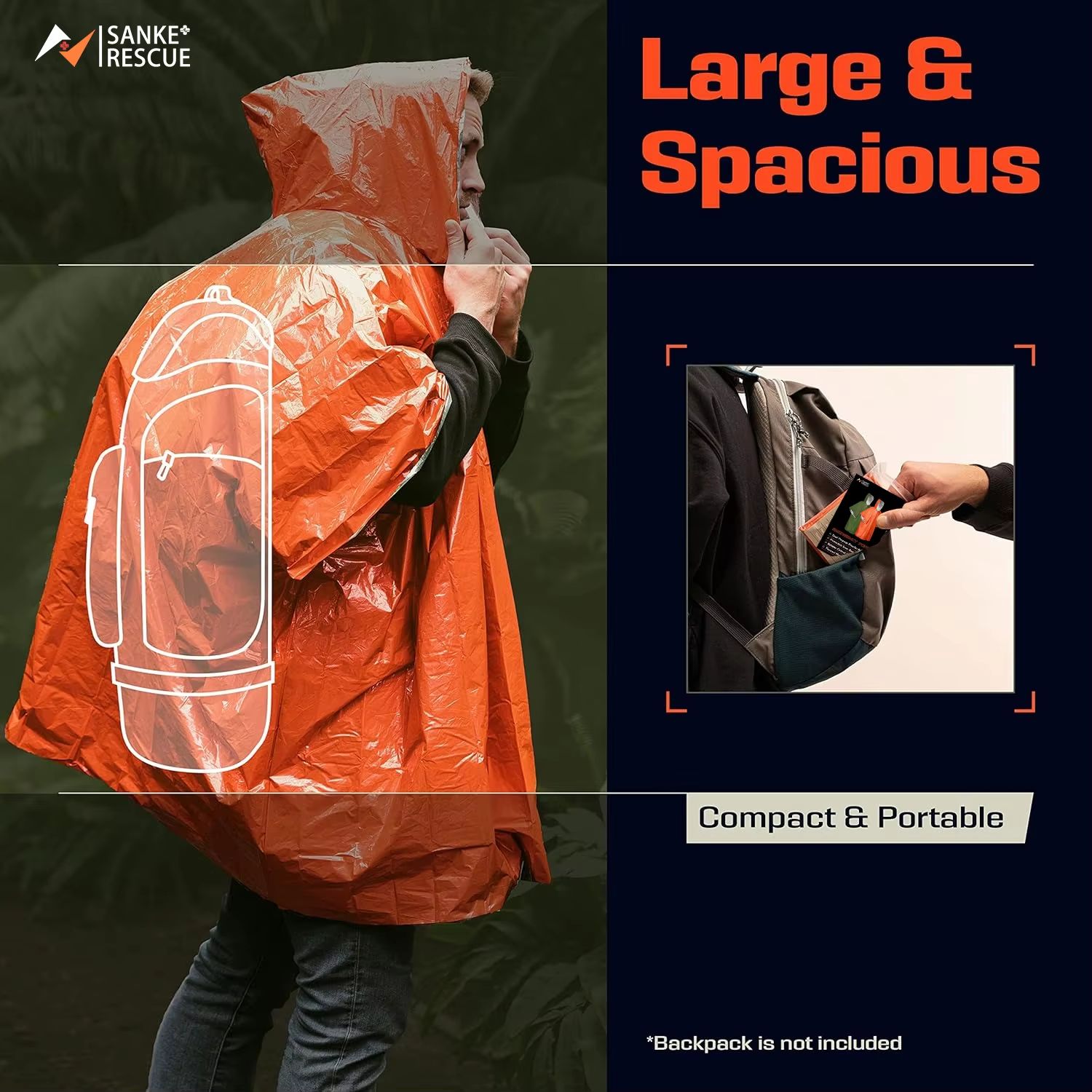Acil Durum Yağmur Pançosu Term - Camping Rain Poncho incelemesi ve fiyatı