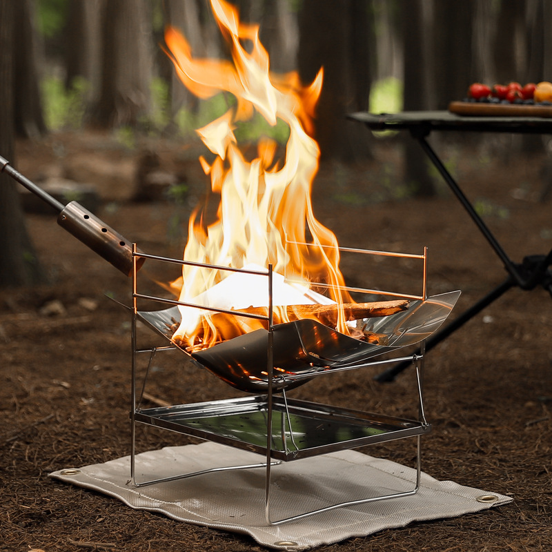 Odun yanan kamp sobası taşınab - Outdoor Camping Stove Wood incelemesi ve fiyatı